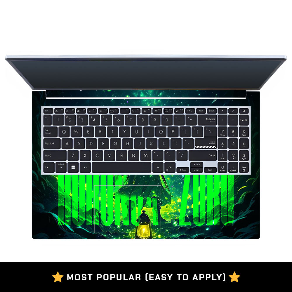 Green Anime Swordsman Asus Vivobook 15 X1502VA Laptop Skin