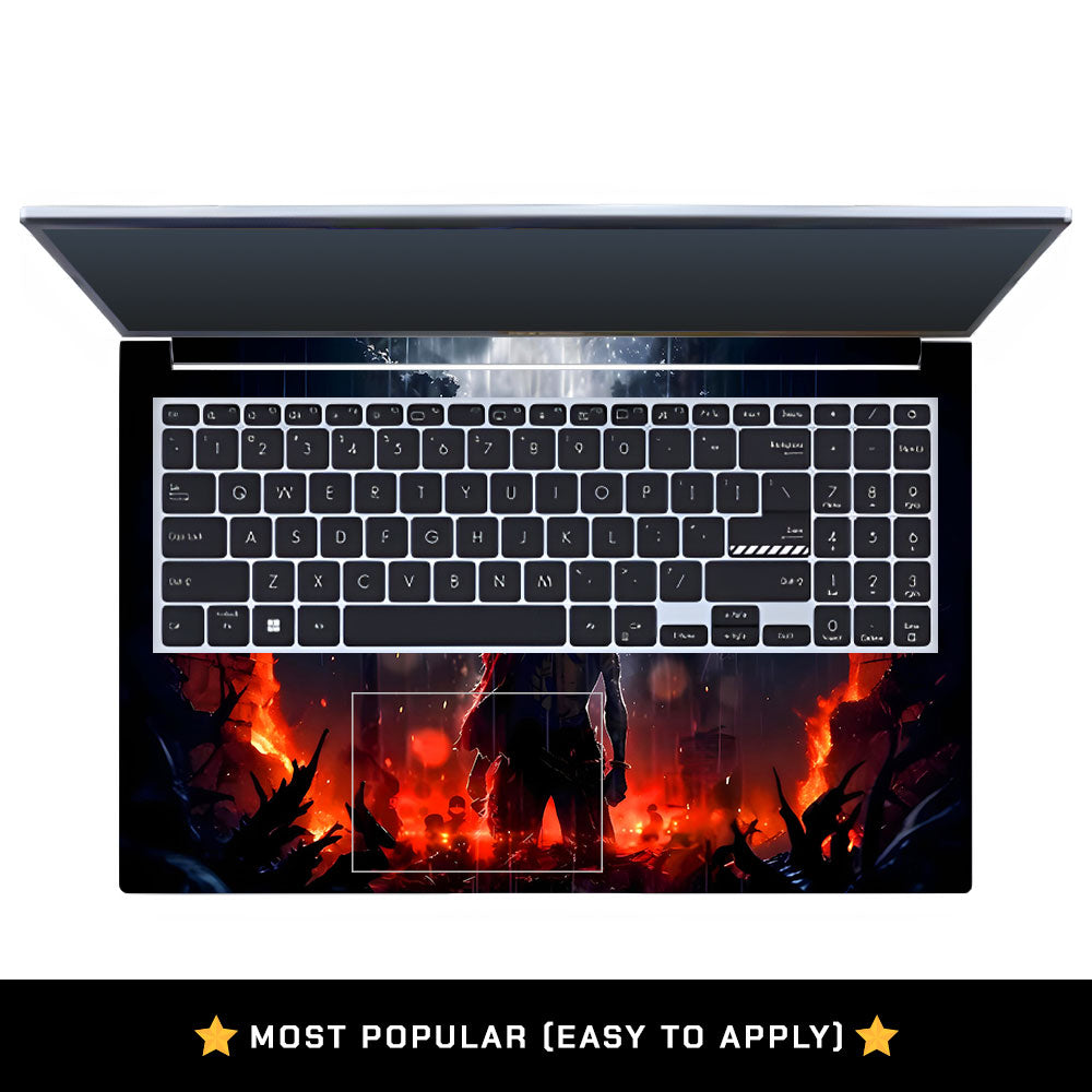 Monkey D. Luffy Blazing Red Asus Vivobook 15 X1502VA Laptop Skin