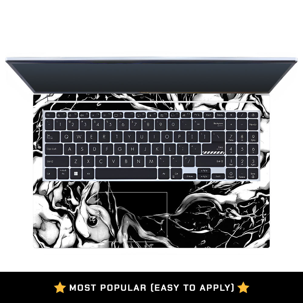 Spiderman Web Black Asus Vivobook 15 X1502VA Laptop Skin