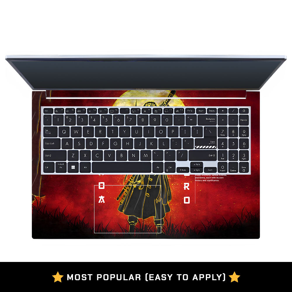 Zoro Under Golden Moon Asus Vivobook 15 X1502VA Laptop Skin