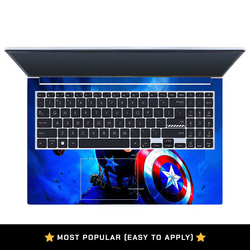 Shield Comic Hero Asus Vivobook 15 X1502VA Laptop Skin