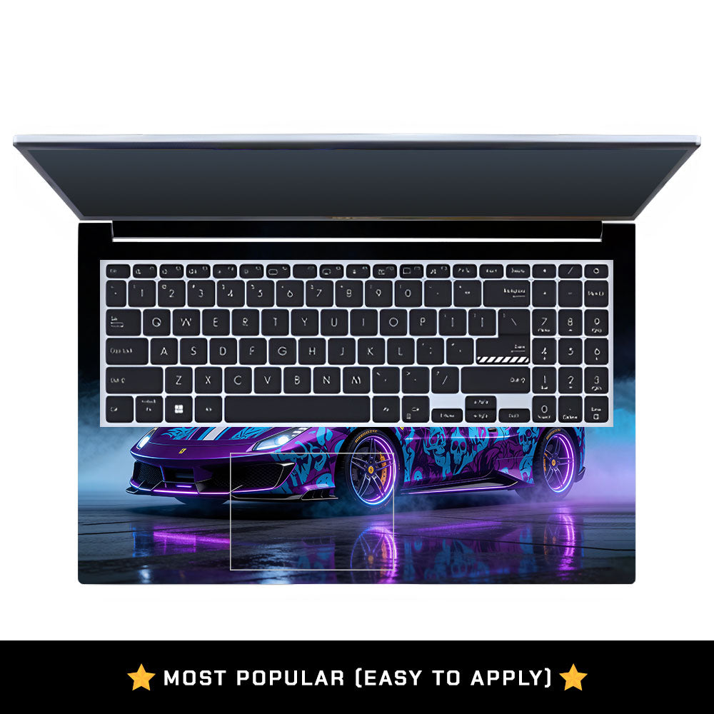 Psycho Drive Ferrari 488 Asus Vivobook 15 X1502VA Laptop Skin