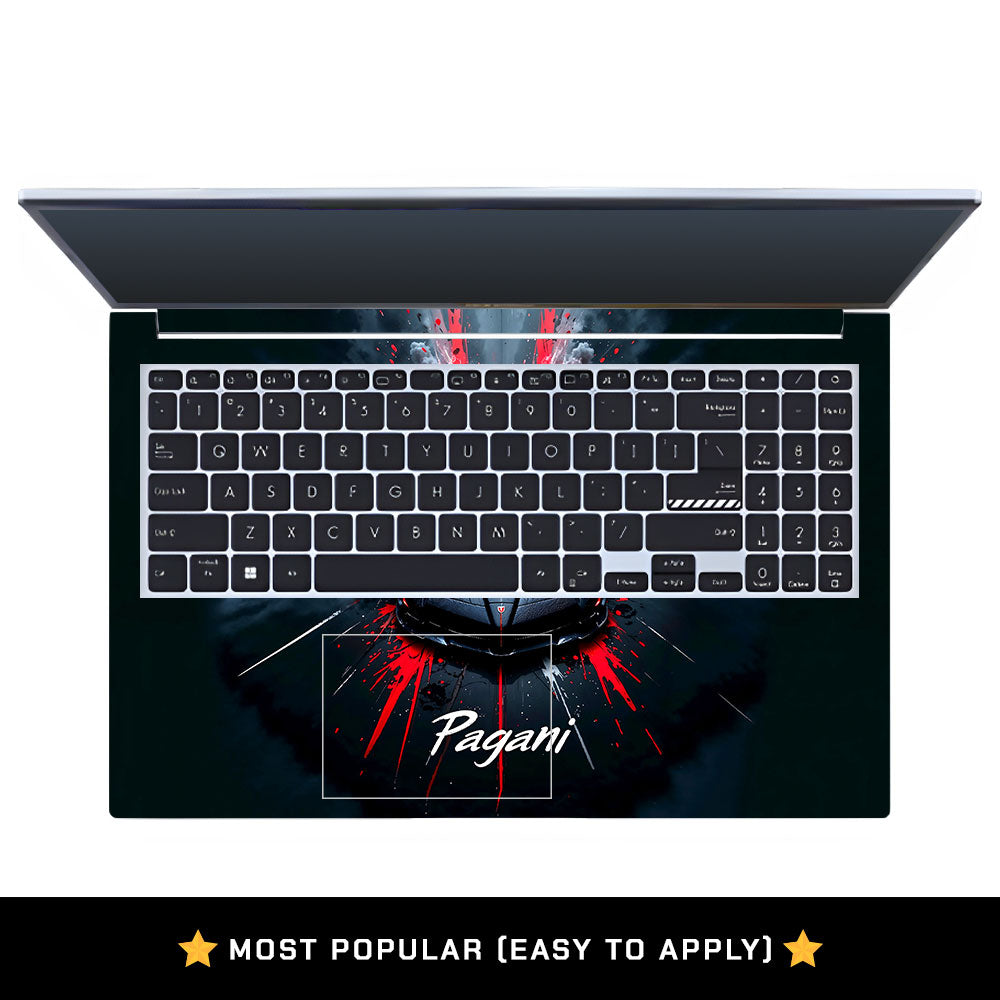 Pagani Midnight Impact Asus Vivobook 15 X1502VA Laptop Skin