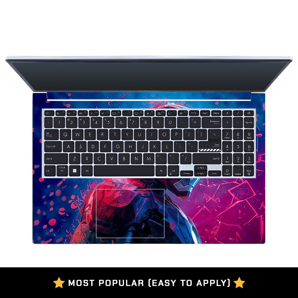 Iron Man Neon Tech Asus Vivobook 15 X1502VA Laptop Skin