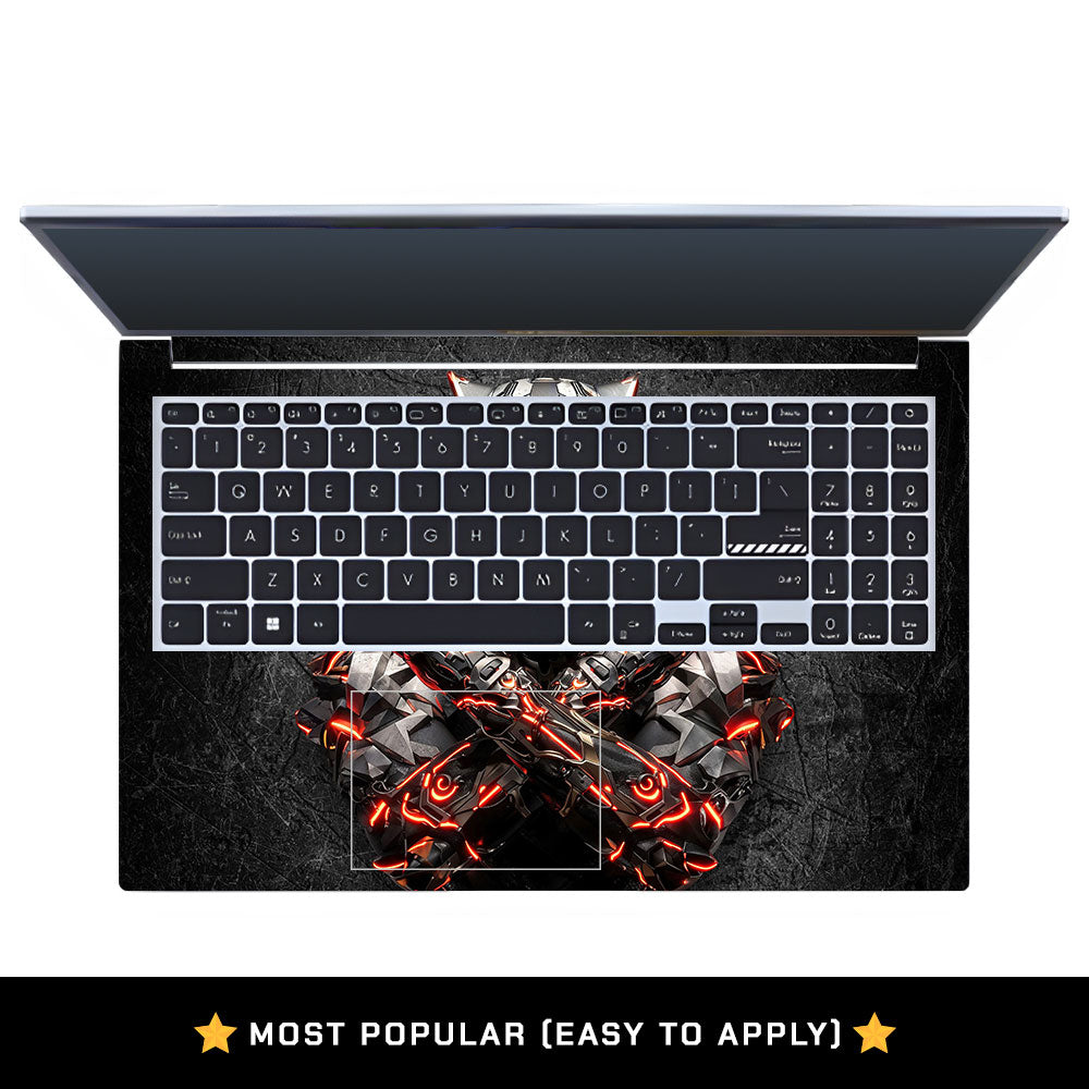 Black Panther Glowing Fury Asus Vivobook 15 X1502VA Laptop Skin