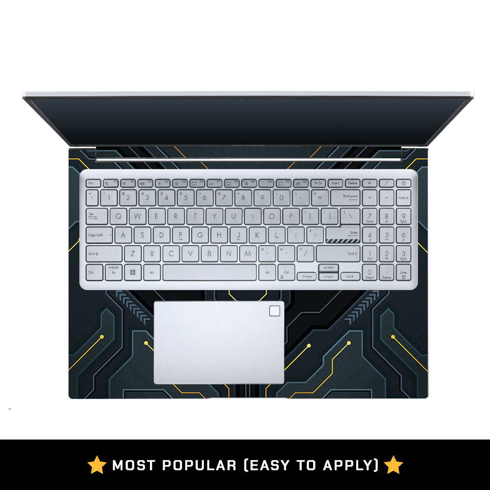 Futuristic Techno Asus Vivobook 16 X1605V Laptop Skin