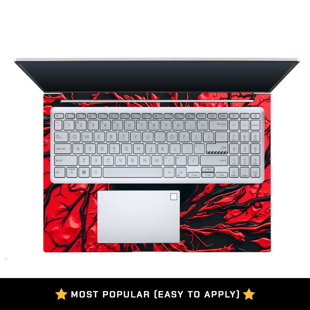 Spiderman Web Red Asus Vivobook 16 X1605V Laptop Skin