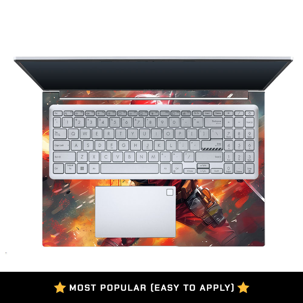 Deadpool in Action Asus Vivobook 16 X1605V Laptop Skin