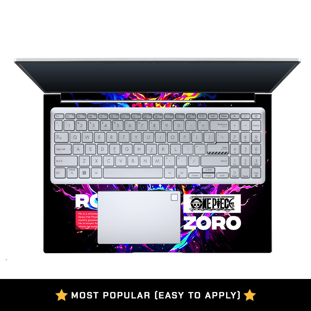 Neon Flame Swordsman Asus Vivobook 16 X1605V Laptop Skin