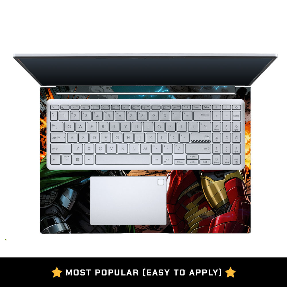 Iron Man vs Doom Asus Vivobook 16 X1605V Laptop Skin