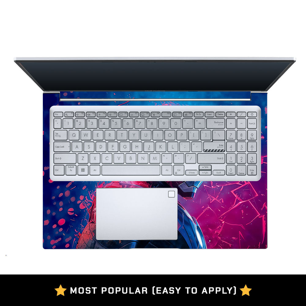 Iron Man Neon Tech Asus Vivobook 16 X1605V Laptop Skin