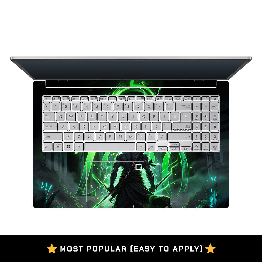 Zoro Green Aura Asus Vivobook Go 15 E1504G Laptop Skin
