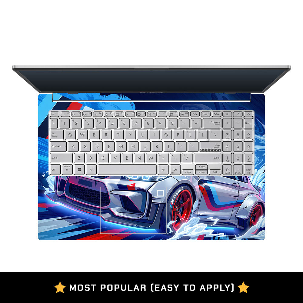 BMW M Performance Asus Vivobook Go 15 E1504G Laptop Skin