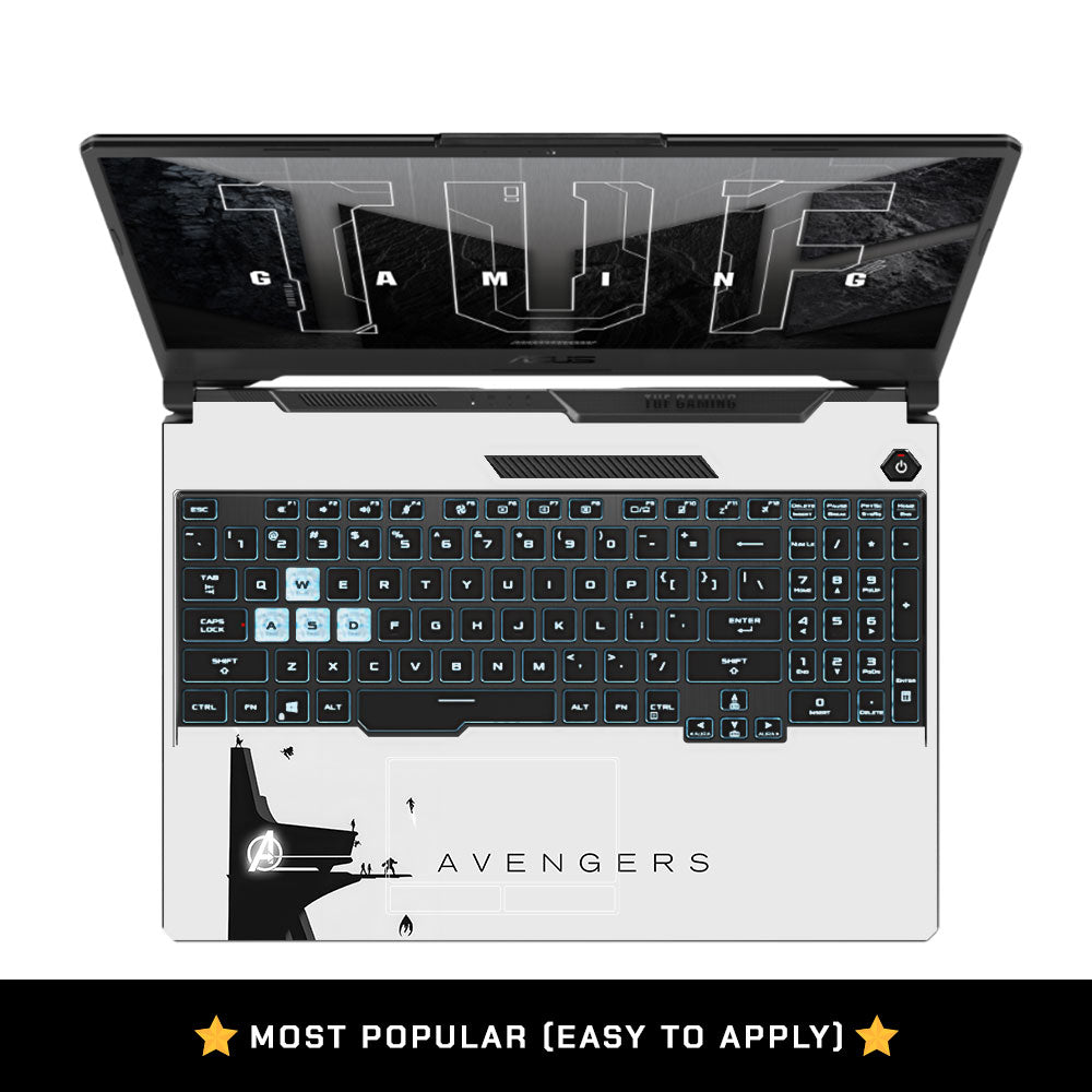 Avengers In Action Asus TUF F15 FX506 and A15 FA506 Laptop Skin