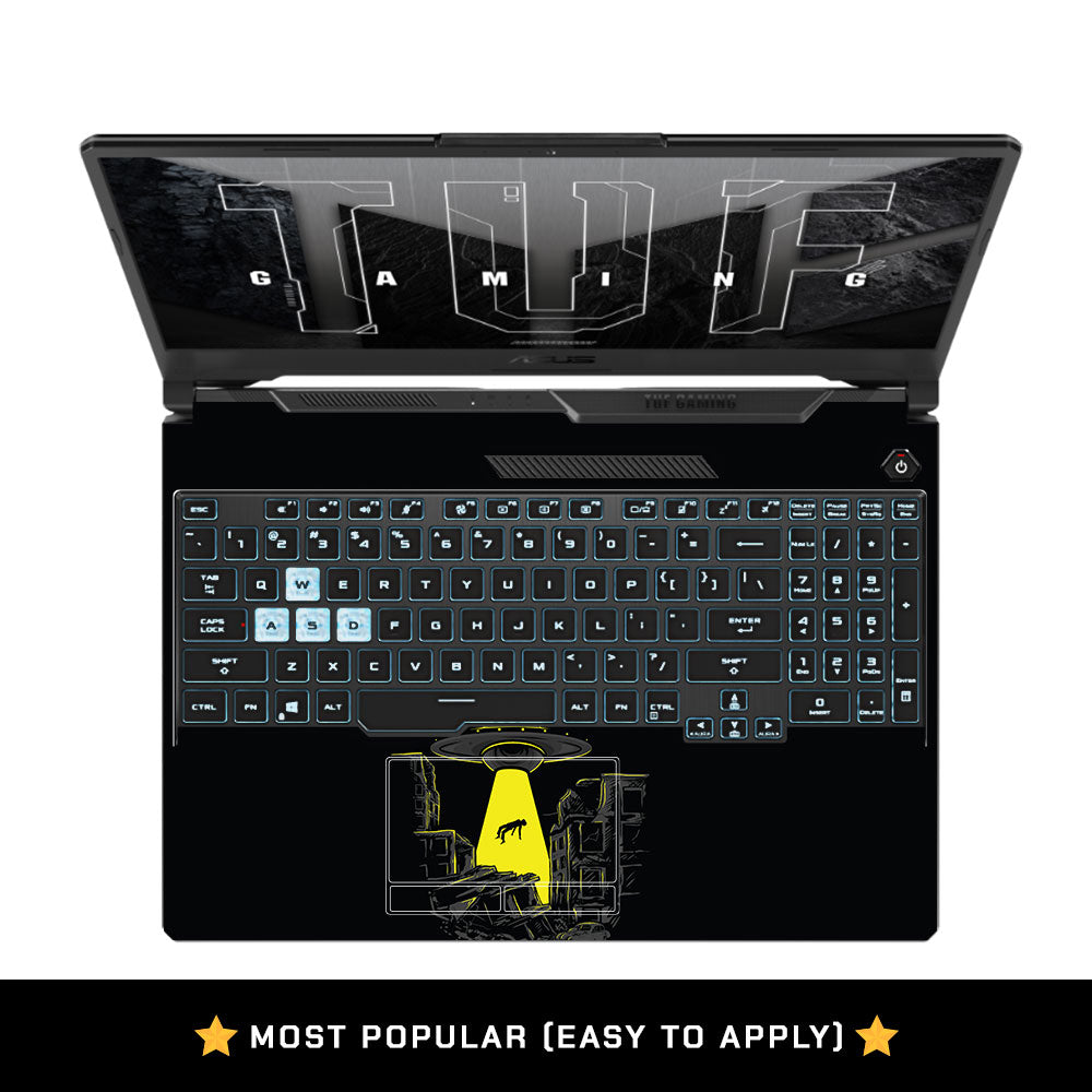 Alien Abduction Asus TUF F15 FX506 and A15 FA506 Laptop Skin