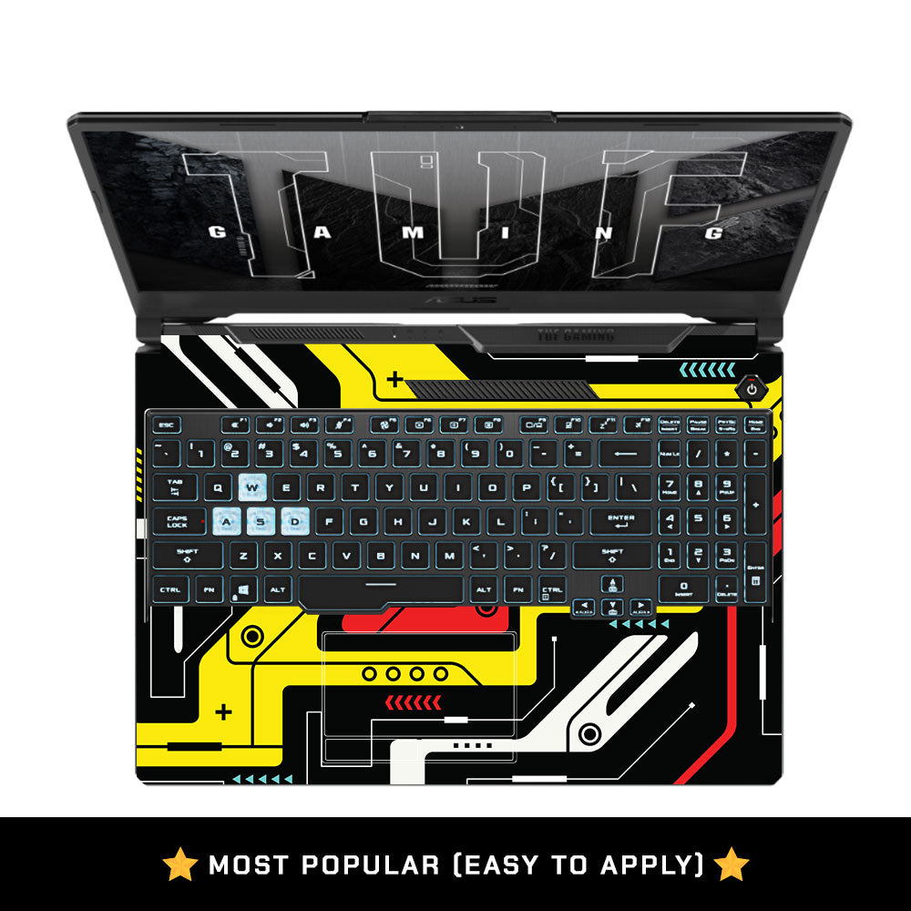 Retro Cyberpunk Asus TUF F15 FX506 and A15 FA506 Laptop Skin