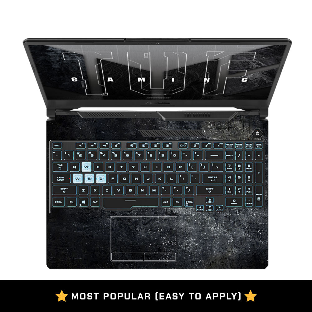 Dark Slate Armor Asus TUF F15 FX506 and A15 FA506 Laptop Skin