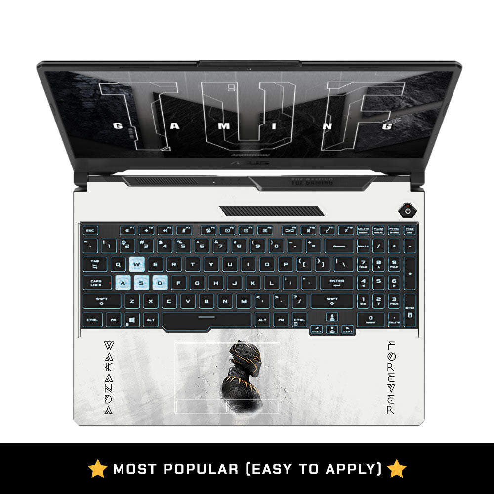 Wakanda Forever Black Panther Asus TUF F15 FX506 and A15 FA506 Laptop Skin