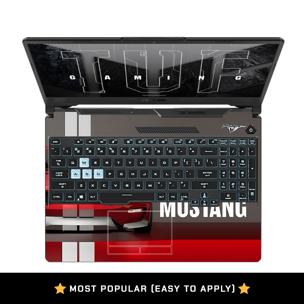 Ford GT Mustang Asus TUF F15 FX506 and A15 FA506 Laptop Skin
