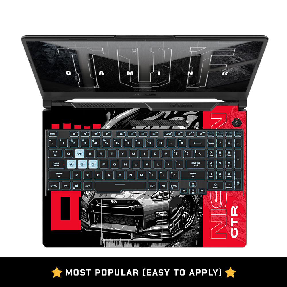 Nissan GTR Thrill Asus TUF F15 FX506 & A15 FA506 Laptop Skin