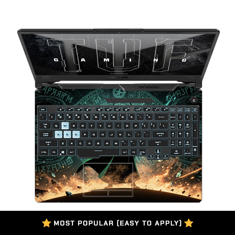 Neon Trickster God Asus TUF F15 FX506 & A15 FA506 Laptop Skin
