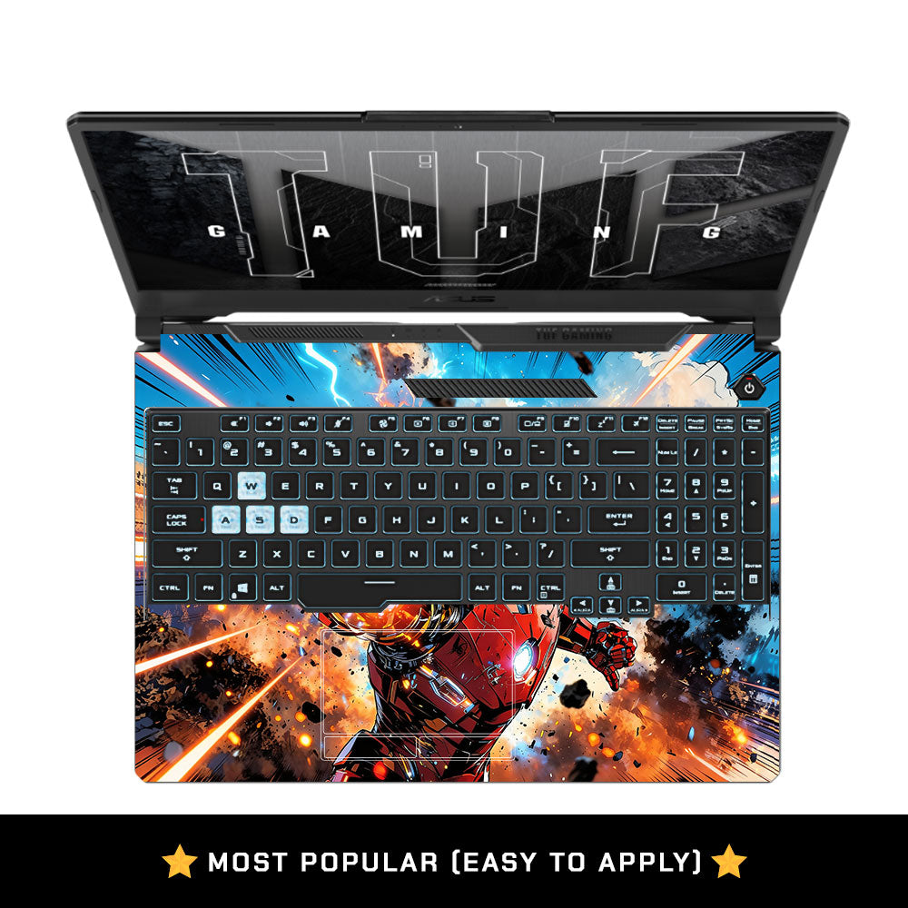 Iron Impact The Arc Reactor Asus TUF F15 FX506 & A15 FA506 Laptop Skin