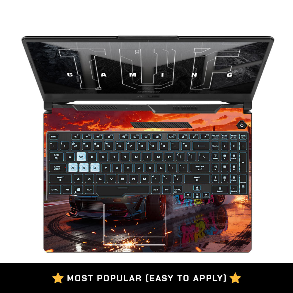 Tokyo Drift Vibes Asus TUF F15 FX506 & A15 FA506 Laptop Skin
