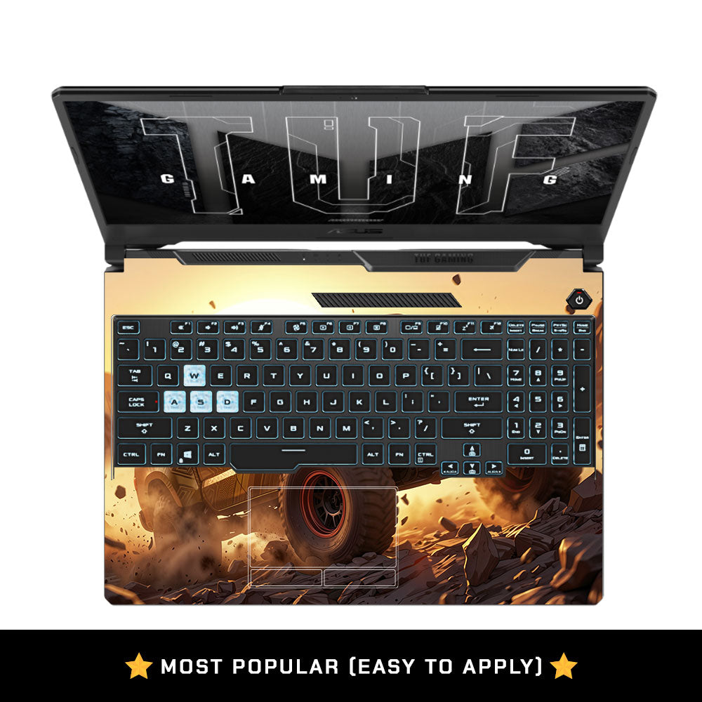 Toyota Off Road Beast Asus TUF F15 FX506 & A15 FA506 Laptop Skin