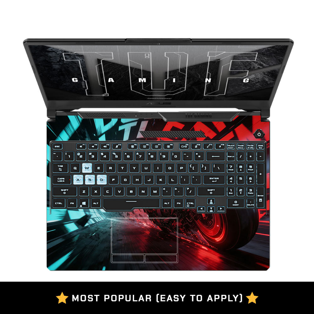 Dark Knight Overdrive Asus TUF F15 FX506 & A15 FA506 Laptop Skin