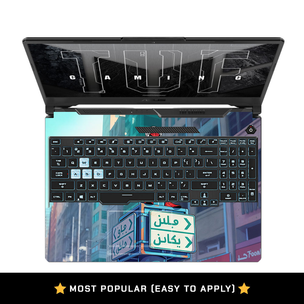 Arabian Spider Man Asus TUF F15 FX506 & A15 FA506 Laptop Skin