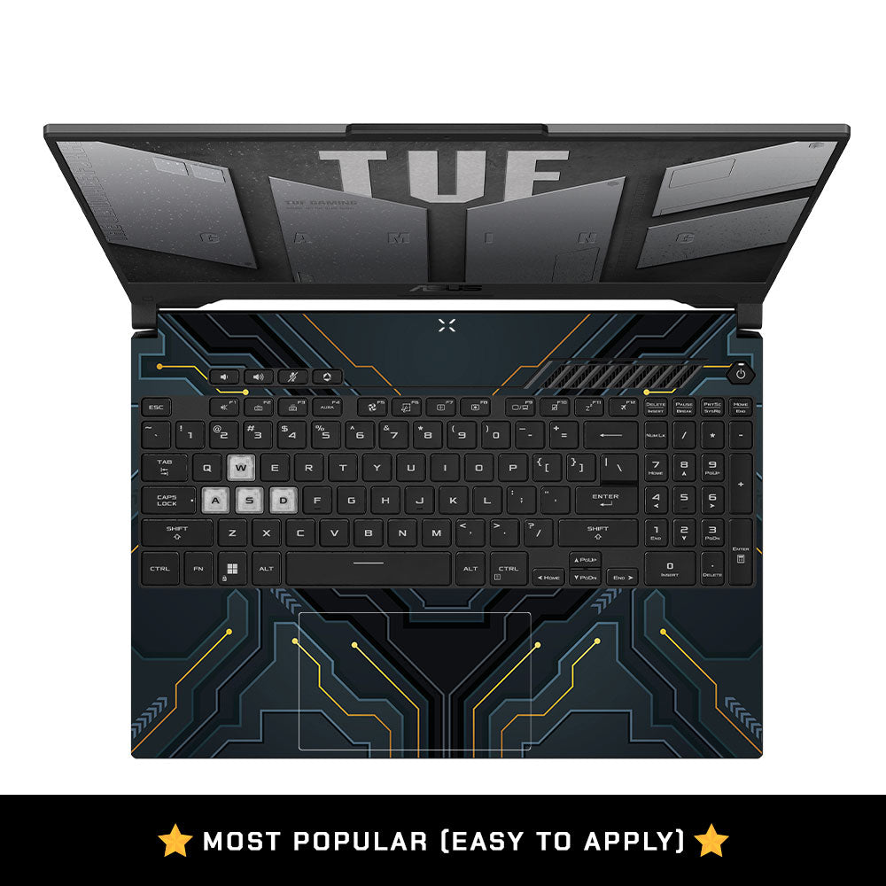 Futuristic Techno Asus TUF F15 FX507 and A15 FA507 Laptop Skin