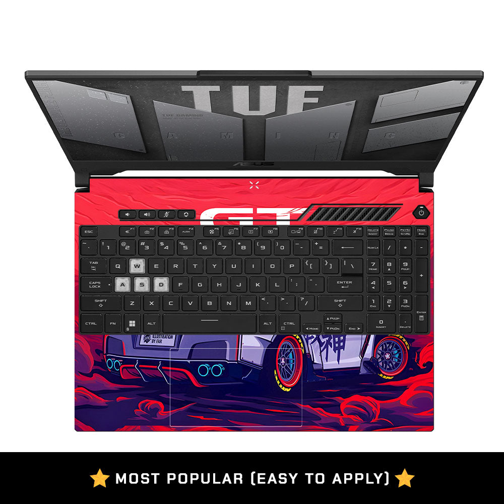 Nissan GTR Racing Edition Asus TUF F15 FX507 and A15 FA507 Laptop Skin