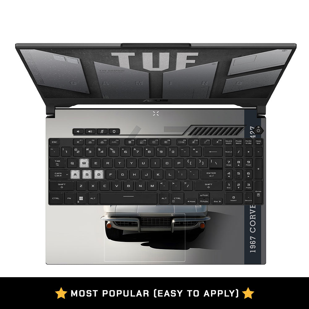 1967 Corvette Stingray 427 Asus TUF F15 FX507 and A15 FA507 Laptop Skin
