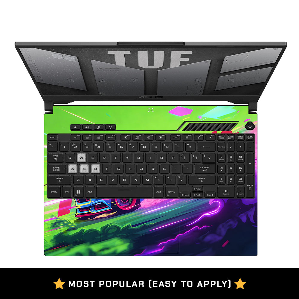 Ford Mustang Legacy Asus TUF F15 FX507 & A15 FA507 Laptop Skin