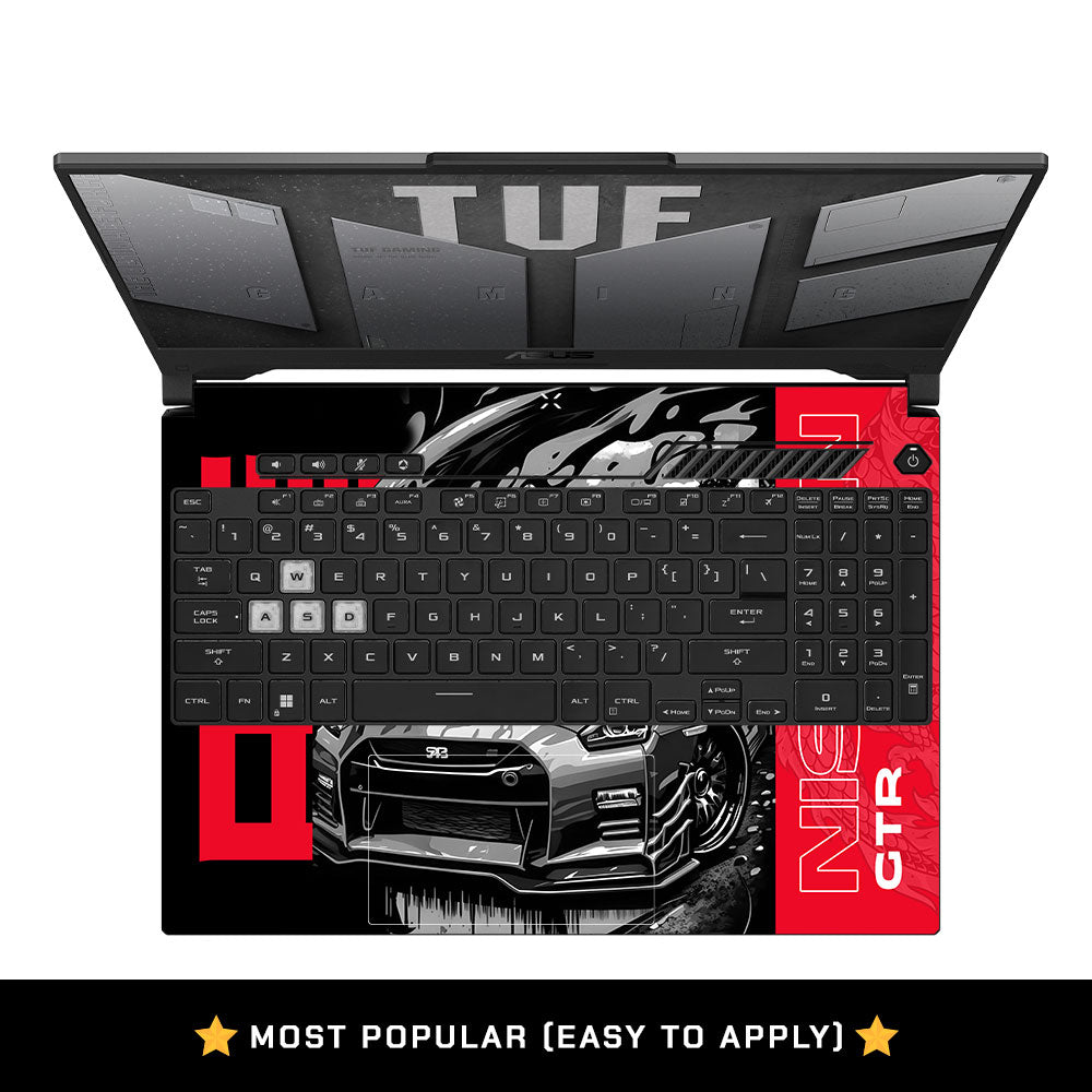 Nissan GTR Thrill Asus TUF F15 FX507 & A15 FA507 Laptop Skin