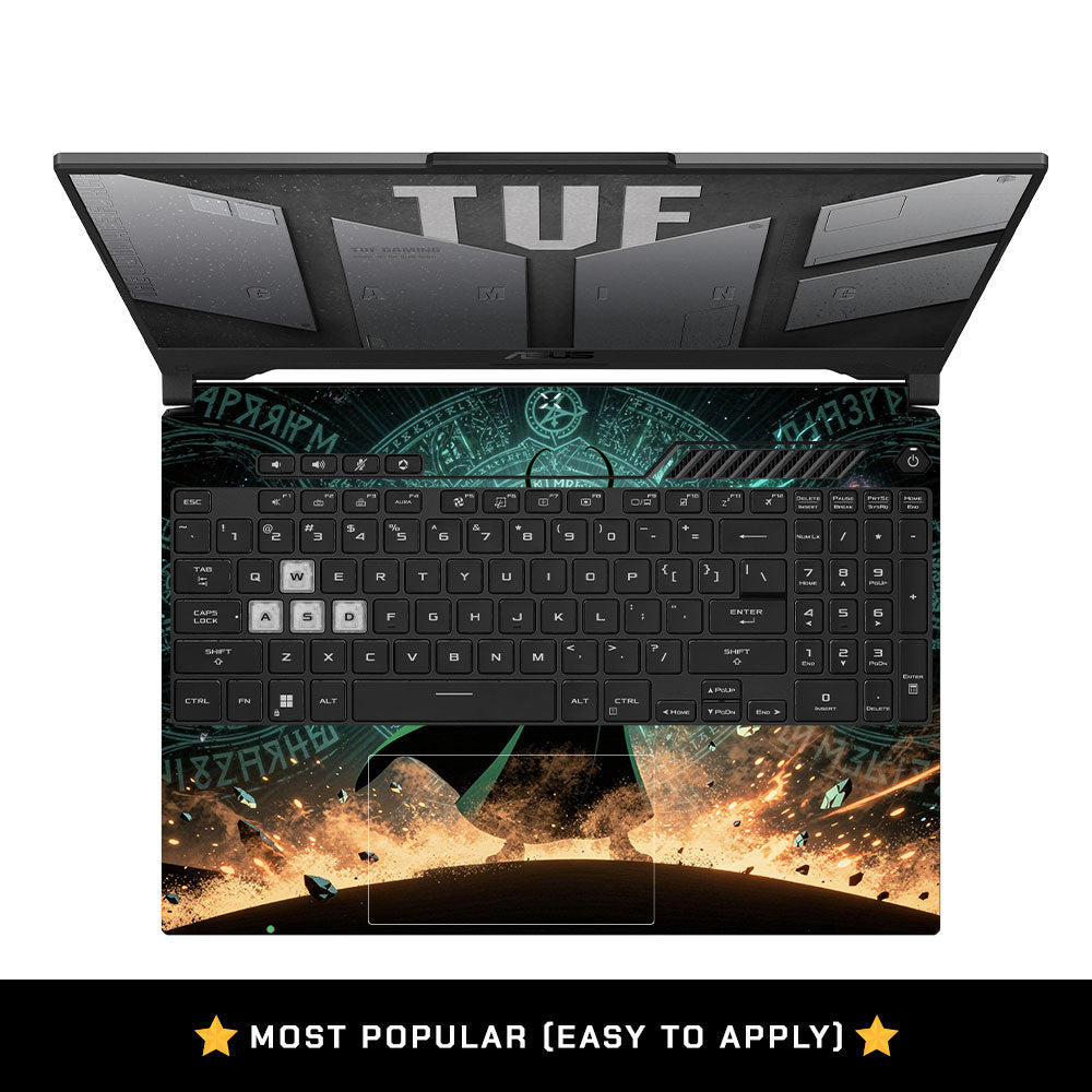Neon Trickster God Asus TUF F15 FX507 & A15 FA507 Laptop Skin