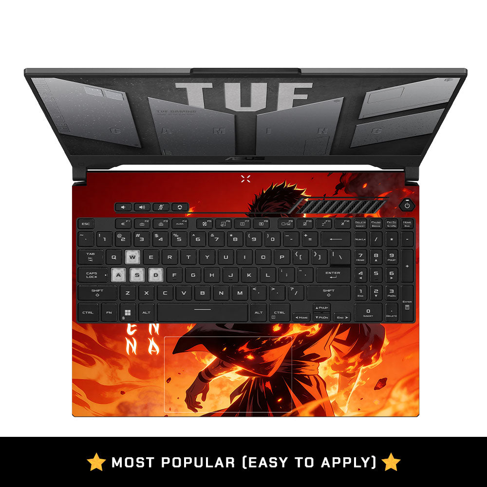Anime Curse Demon Asus TUF F15 FX507 & A15 FA507 Laptop Skin