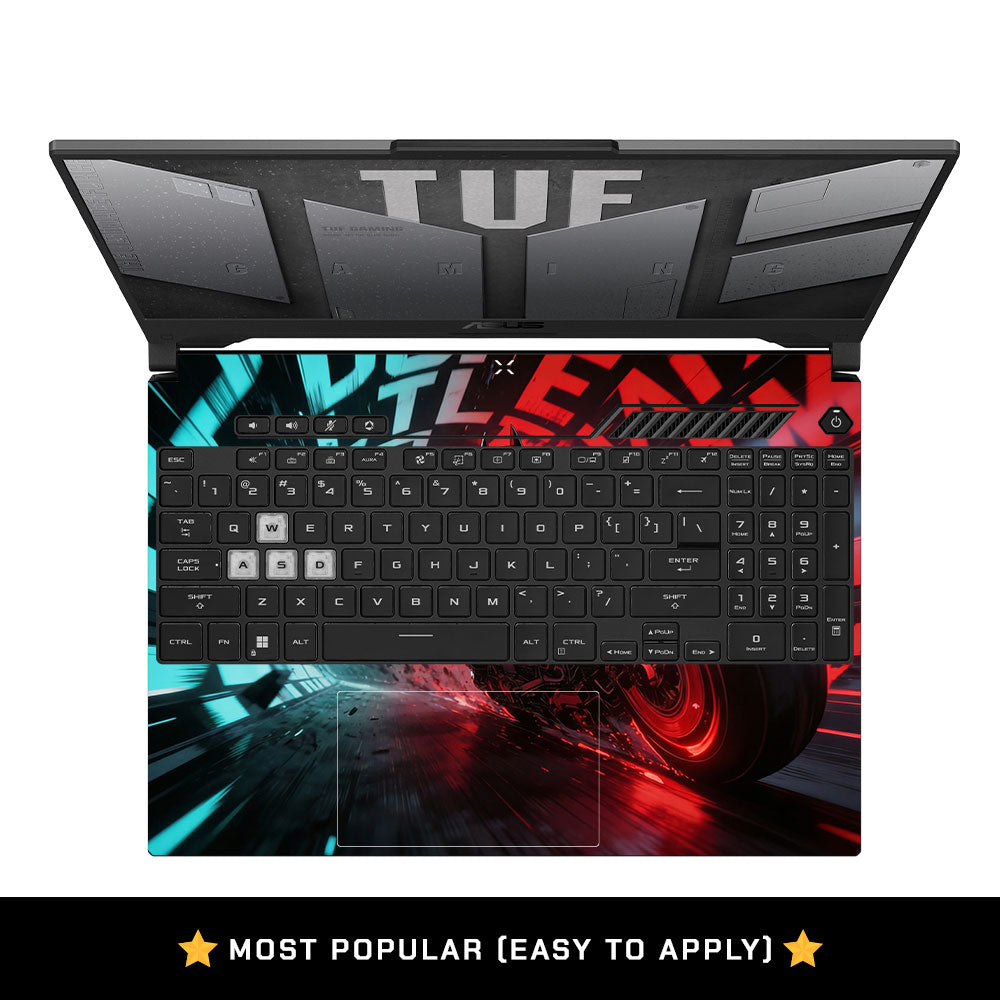Dark Knight Overdrive Asus TUF F15 FX507 & A15 FA507 Laptop Skin