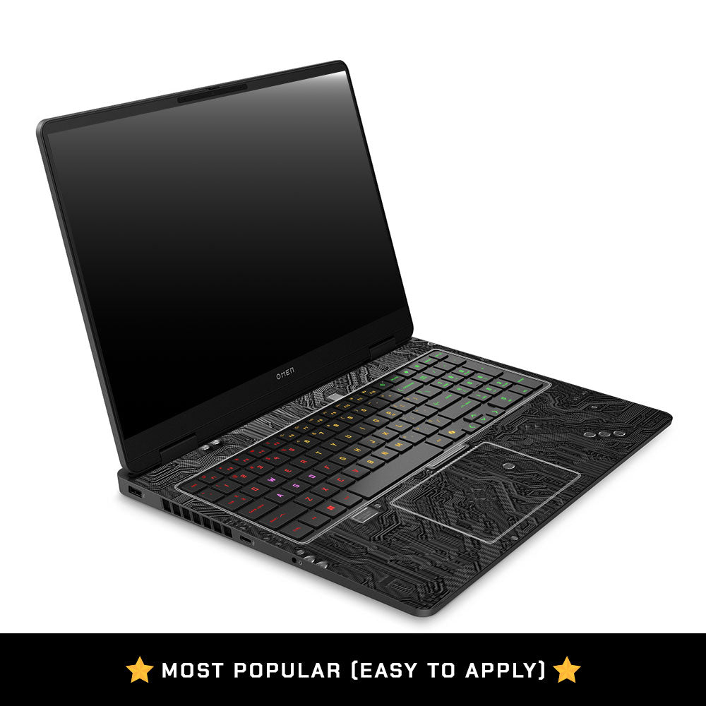 FOMO Circuit Dark Mode HP Omen Gaming 16 2025, 2026 Laptop Skin