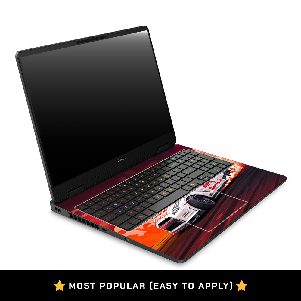 Nissan GTR Red Bull Drift Fury HP Omen Gaming 16 2025, 2026 Laptop Skin