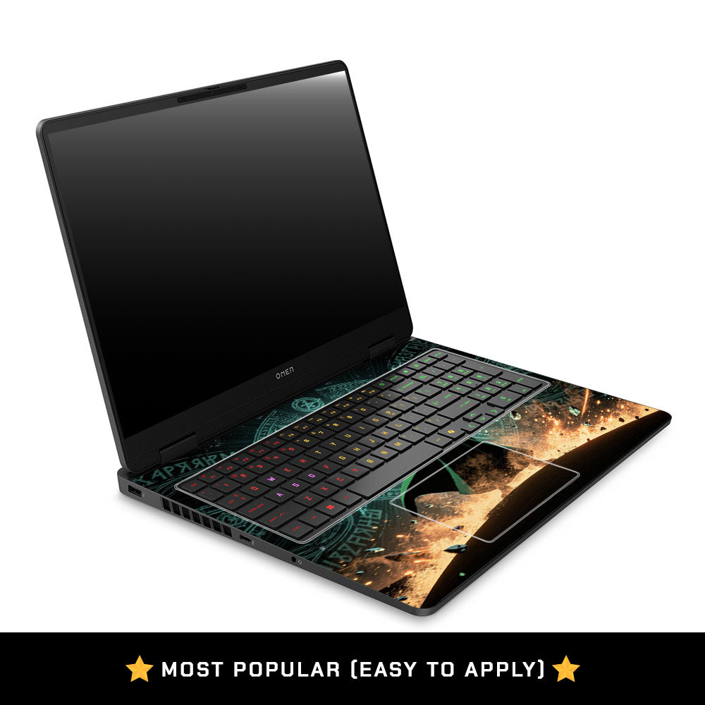 Neon Trickster God HP Omen Gaming 16 2025, 2026 Laptop Skin