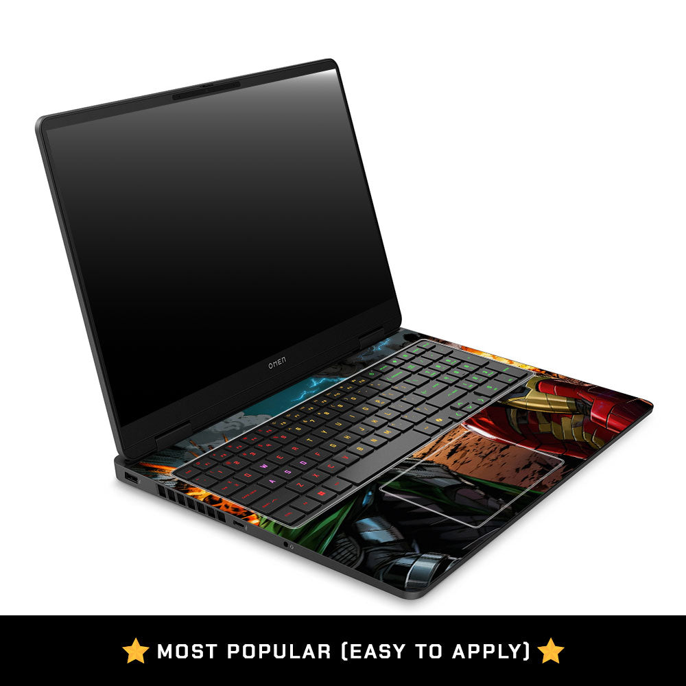 Iron Man vs Doom HP Omen Gaming 16 2025, 2026 Laptop Skin