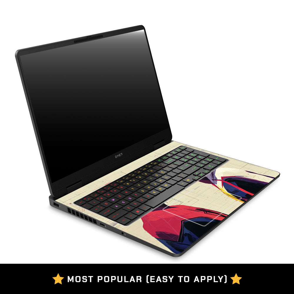 Spider Man X Spider Gwen HP Omen Gaming 16 2025, 2026 Laptop Skin