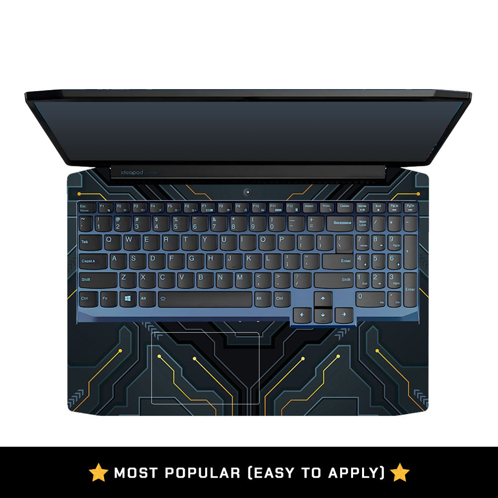 Futuristic Techno Lenovo Ideapad Gaming 3 15ARH05 and 15IMH05 Laptop Skin