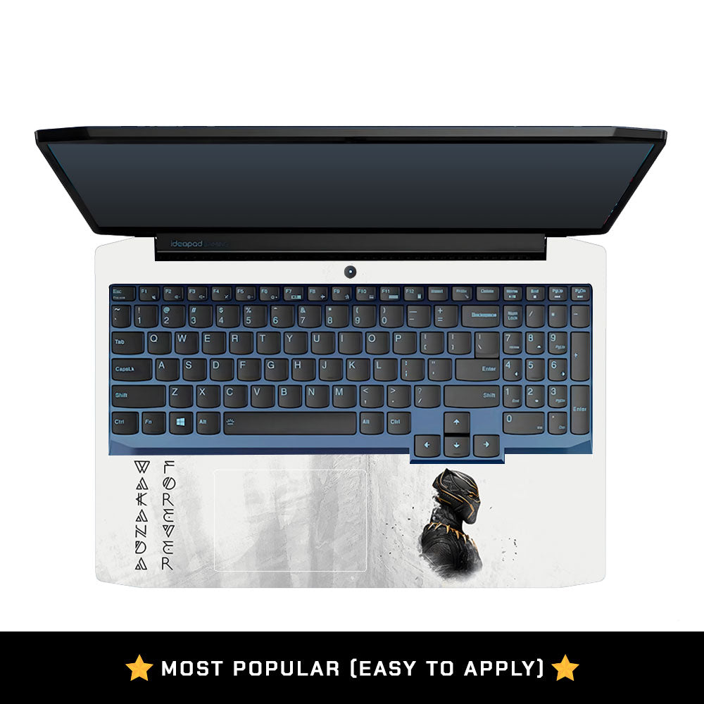 Wakanda Forever Black Panther Comic Lenovo Ideapad Gaming 3 15ARH05 and 15IMH05 Laptop Skin