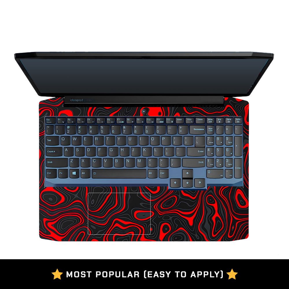 Crimson Waves Lenovo Ideapad Gaming 3 15ARH05 and 15IMH05 Laptop Skin