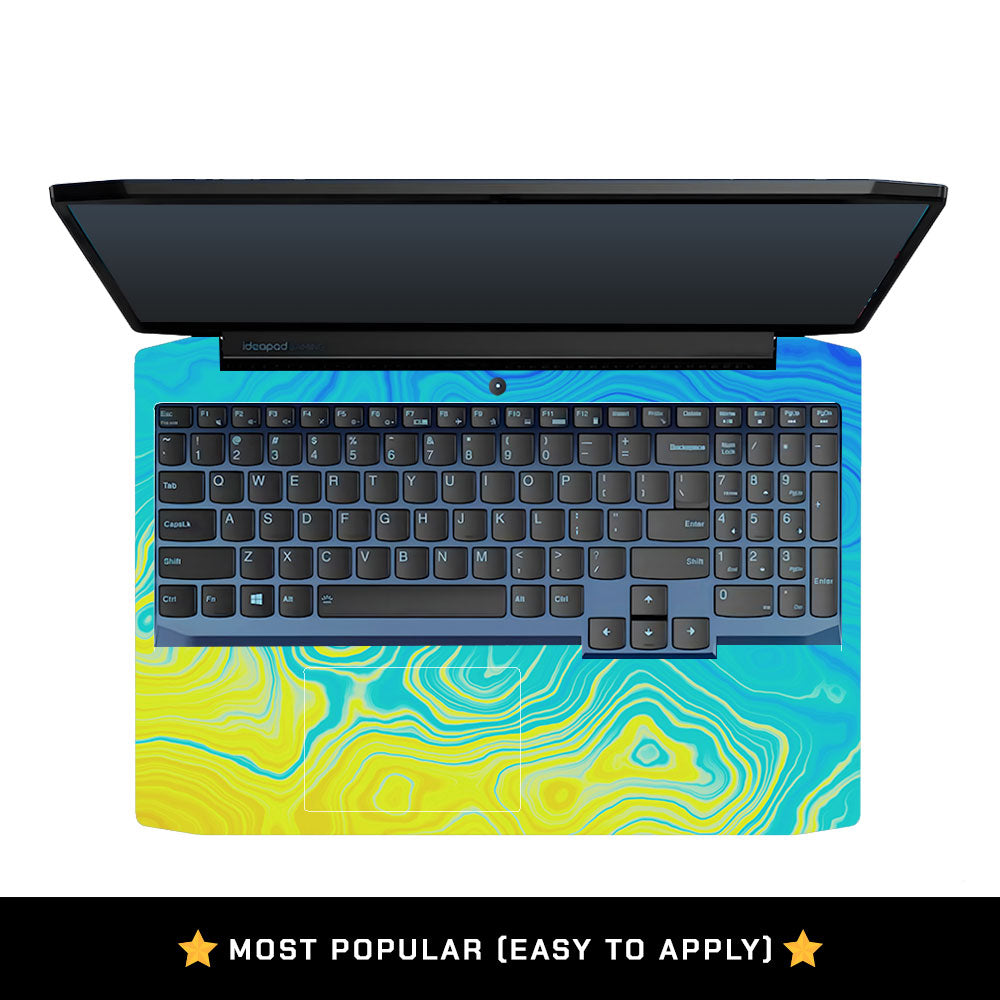 Ocean Gradient Waves Lenovo Ideapad Gaming 3 15ARH05 and 15IMH05 Laptop Skin