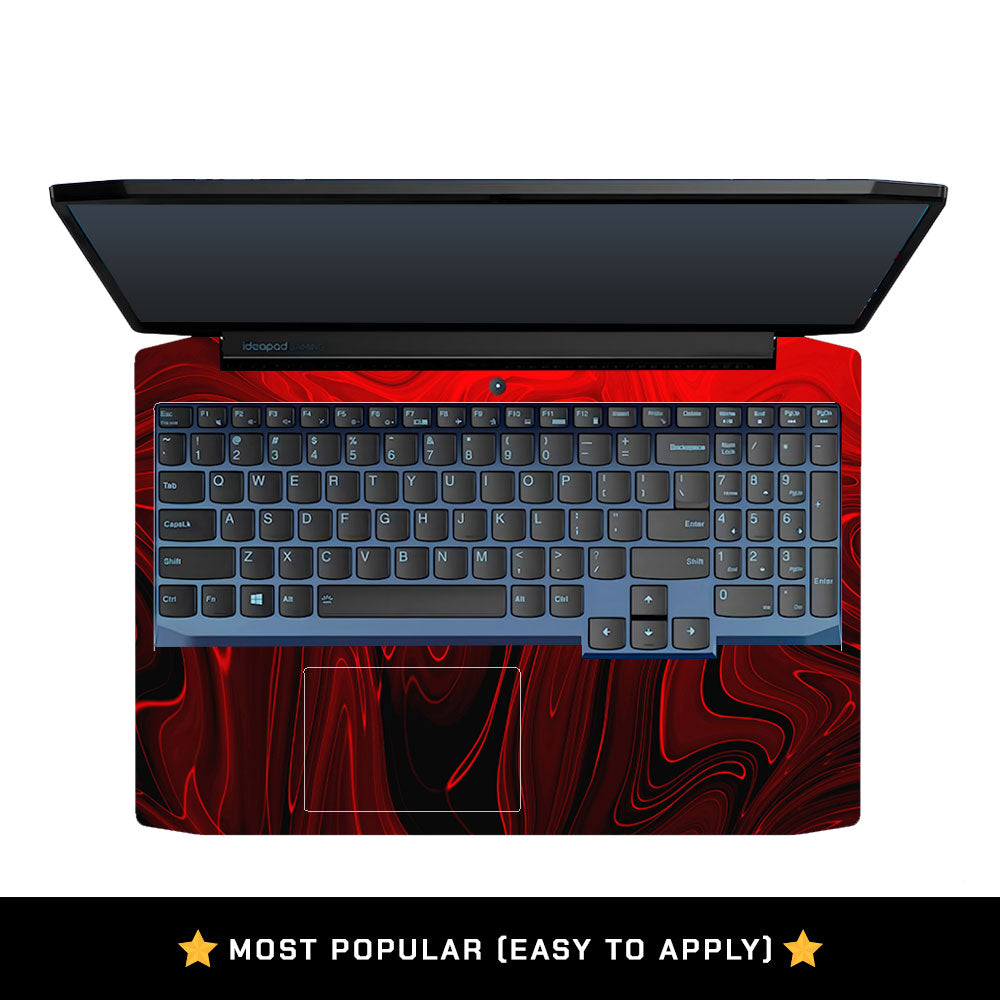 Fiery Waves Lenovo Ideapad Gaming 3 15ARH05 and 15IMH05 Laptop Skin