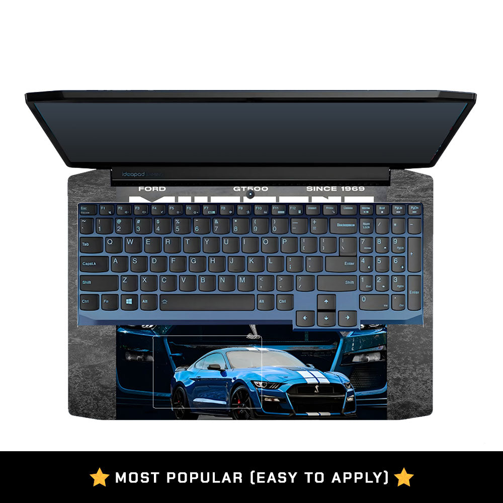 Racing Stripe Muscle Lenovo Ideapad Gaming 3 15ARH05 and 15IMH05 Laptop Skin