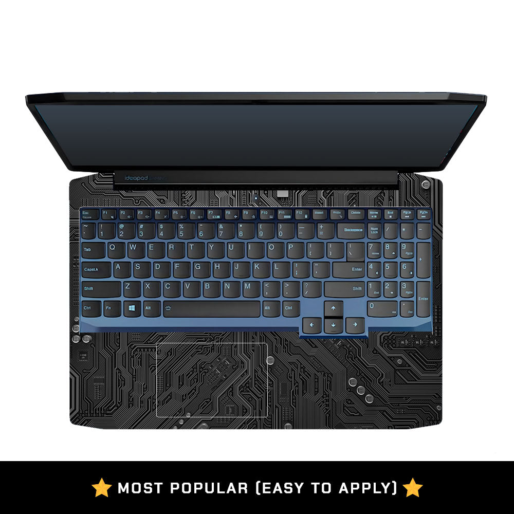 FOMO Circuit Dark Mode Lenovo Ideapad Gaming 3 15ARH05 and 15IMH05 Laptop Skin